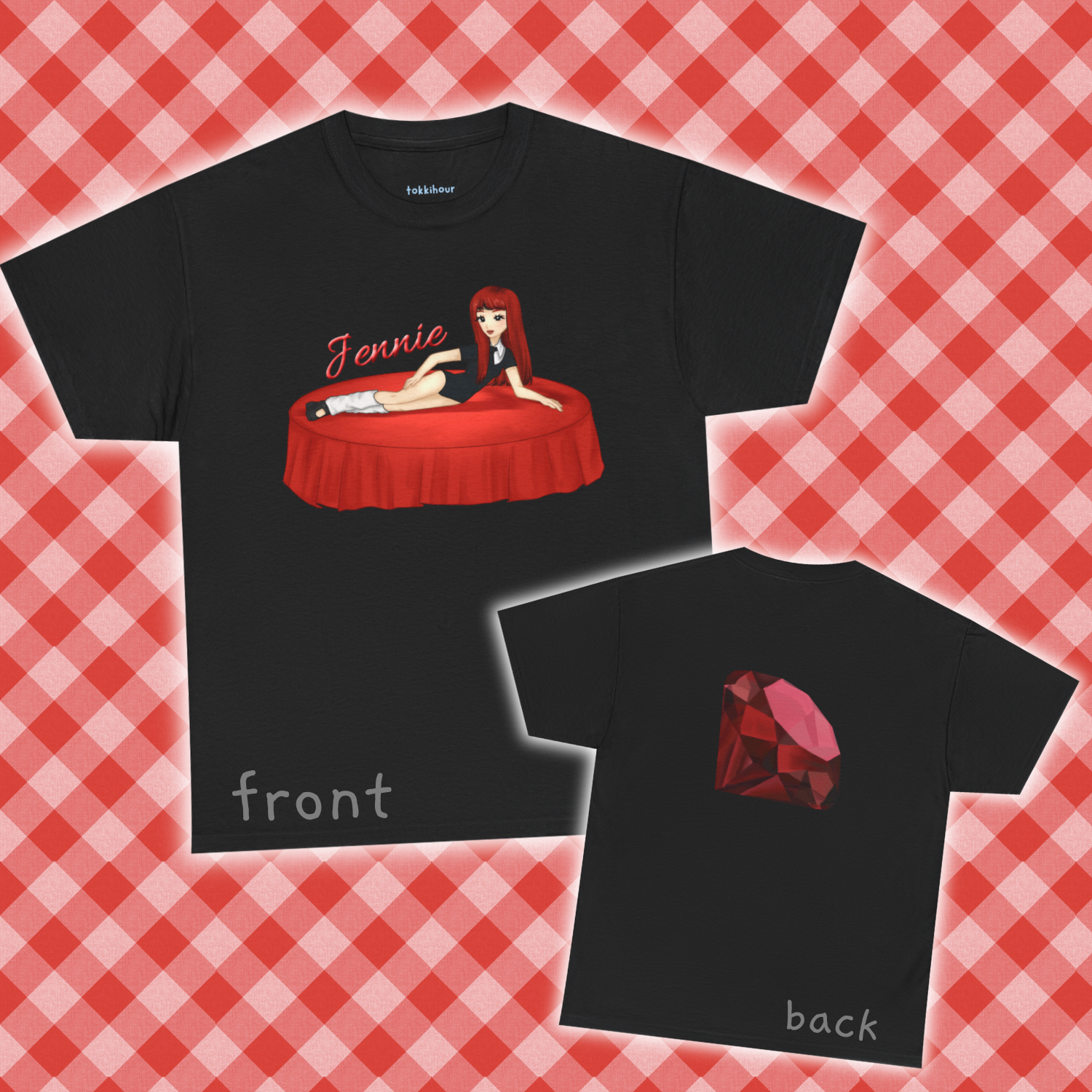 【トレカ無】BLACKPINK ジェニ Ruby ショート スリーブ Tシャツ① JENNIE Short Sleeve Shirt | Ruby – tokkihour