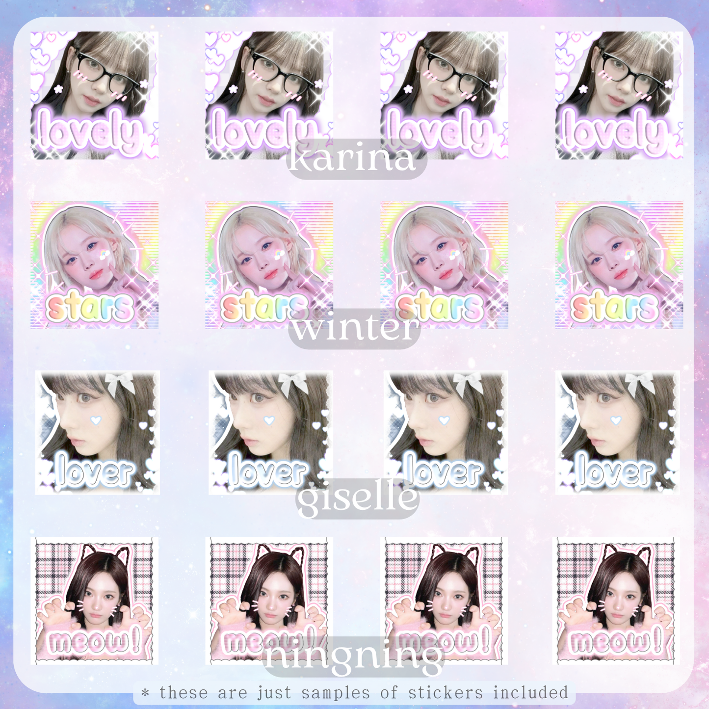 Are you a MY or simply adore Aespa? Our exclusive Aespa bias pack is crafted with high-quality items dedicated to your favorite member. Includes photocards, lomocards, stickers, hand-drawn art, and more!