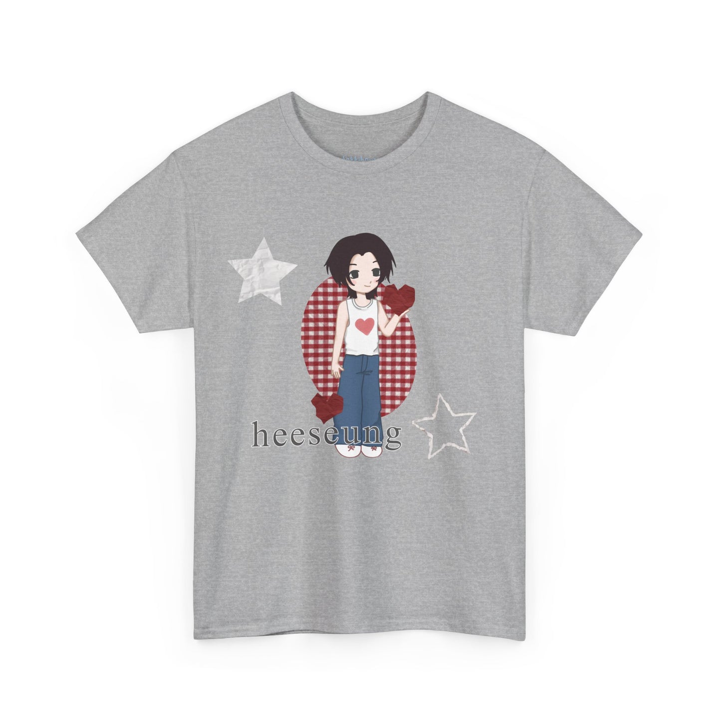 A must have for Engenes who want to rep their bias in style. Featuring original art of Heeseung on the front and the group on the back. Whether you're going to an event or chilling with friends, this cozy tee is the ultimate way to STAN out! Perfect for concerts, casual hangouts, or a statement piece for any Kpop fan. Choose your color.