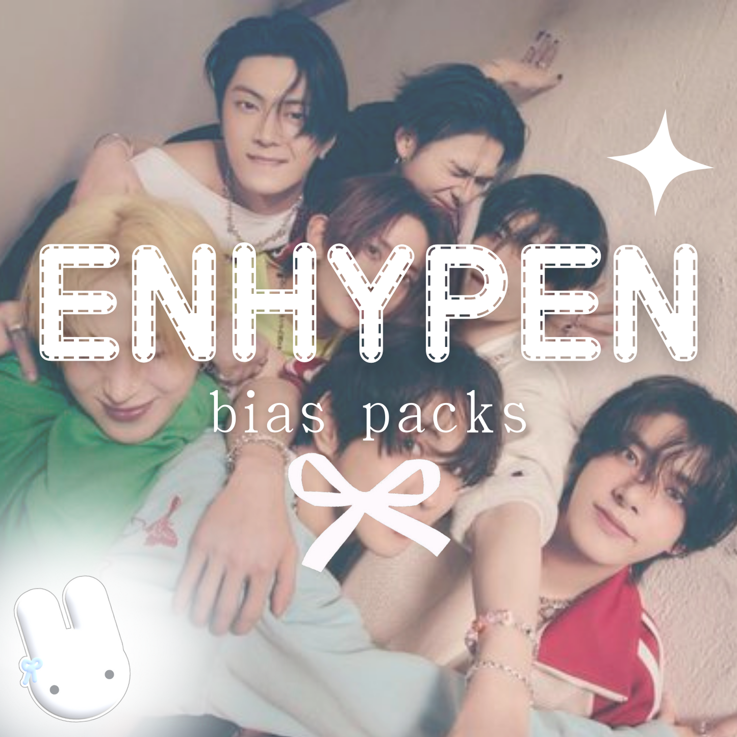 Bias alert! Our creative Enhypen bias packs are a must-have for every Engene. Packed with adorable lomo cards, glossy photocards, stickers, and more, this set is perfect for decorating your room, journaling, or flexing your ult bias! All items created by tokkihour.
