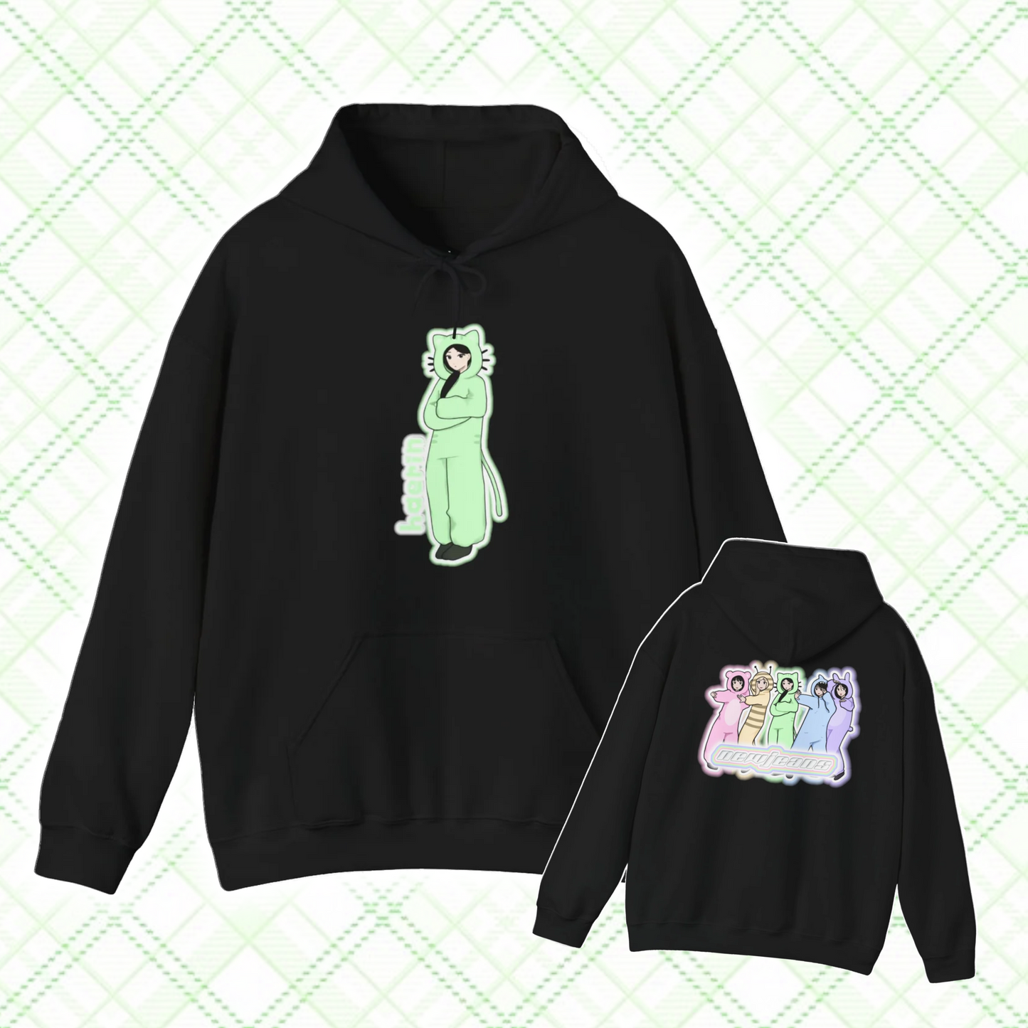 NewJeans Hoodie Sweatshirt | Pajama Party Haerin
