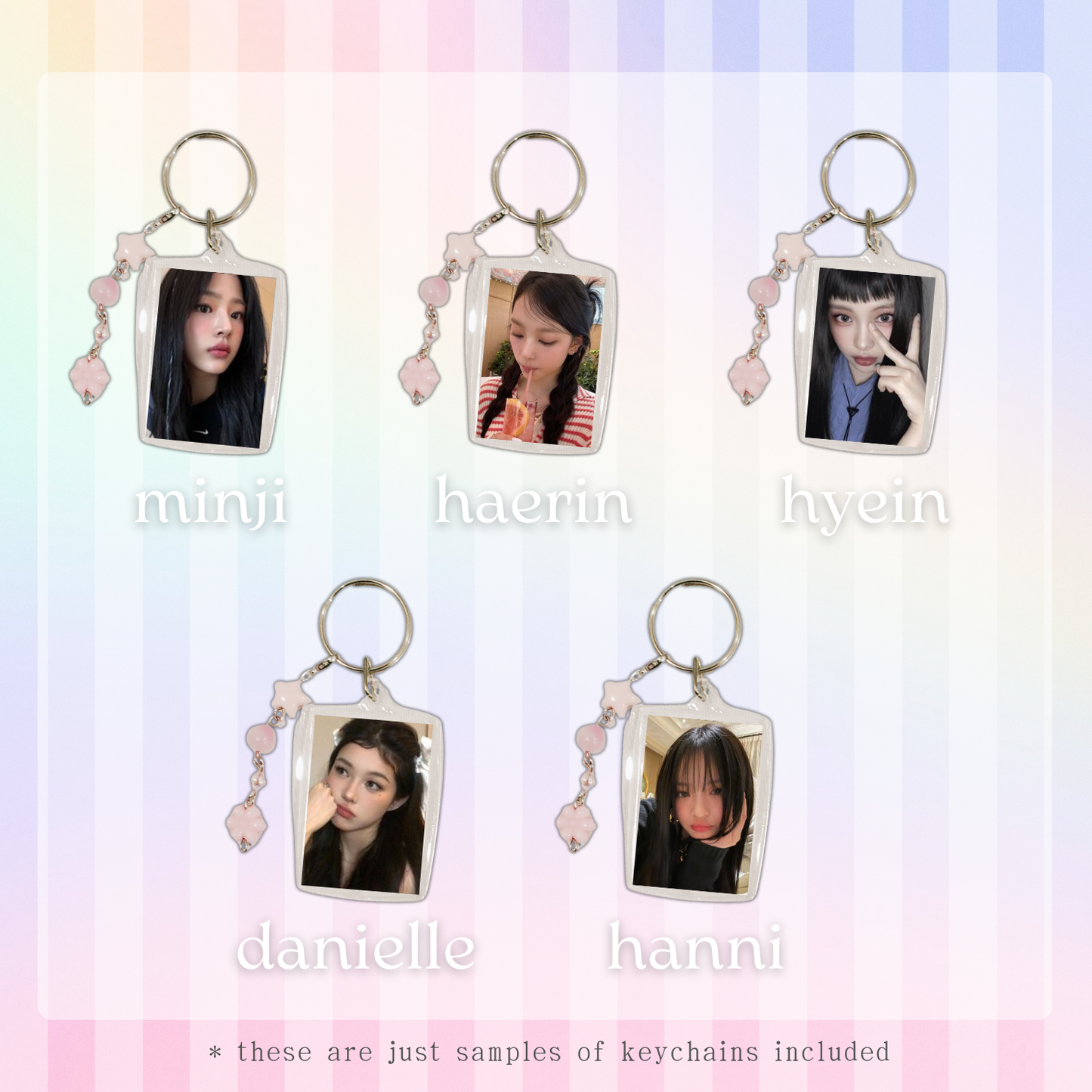 Unpack the Kpop magic! Our NewJeans bias packs are perfect for every Bunny. Packed with unique handmade items, this is a must have for true fans of Minji, Hanni, Danielle, Haerin, or Hyein! All items created by tokkihour.