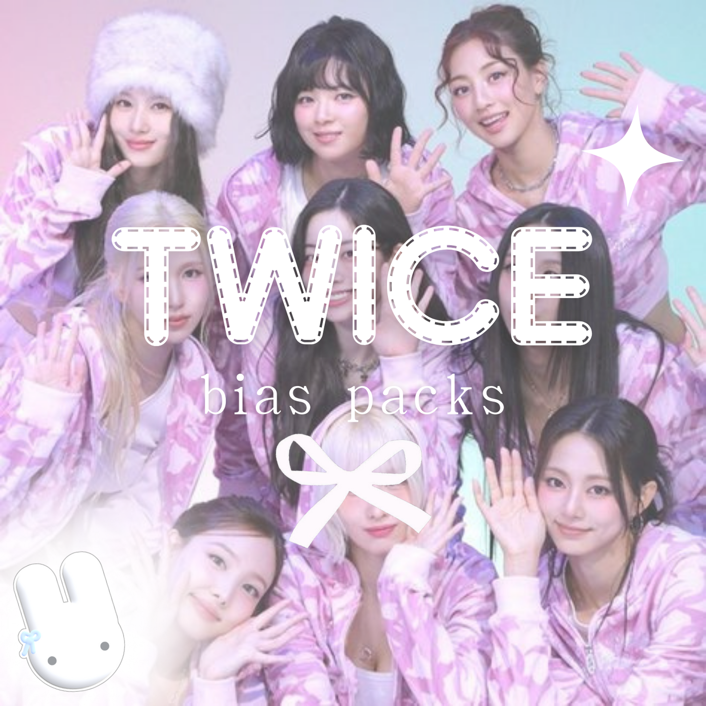 Express your TWICE love with this unique bundle pack! For you or as a gift for that ONCE in your life. Includes photocards, lomocards, stickers, hand-drawn art, and more! All items created by tokkihour.