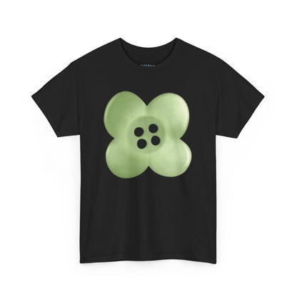 Fortune Smiles Upon You Cute Aesthetic Short Sleeve Shirt | Green Clover