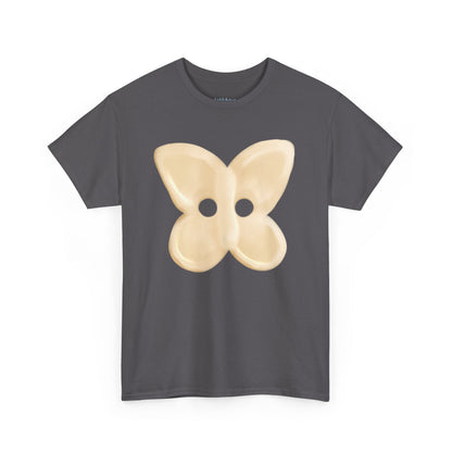 From Struggle, Wings Emerge Cute Aesthetic Short Sleeve Shirt | Yellow Butterfly