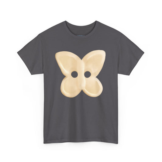 From Struggle, Wings Emerge Cute Aesthetic Short Sleeve Shirt | Yellow Butterfly