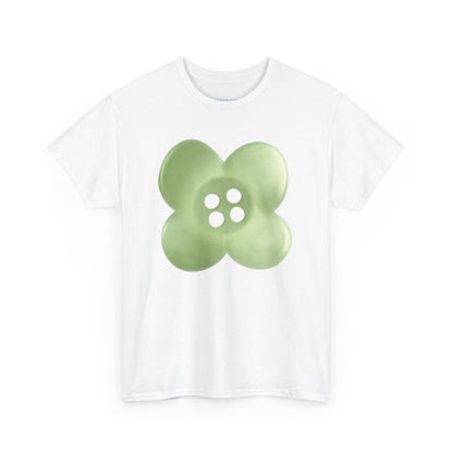 Fortune Smiles Upon You Cute Aesthetic Short Sleeve Shirt | Green Clover
