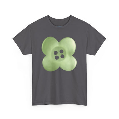 Fortune Smiles Upon You Cute Aesthetic Short Sleeve Shirt | Green Clover
