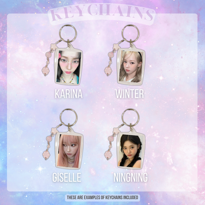 Fanmade Aespa merch bundle inspired by metaverse digital concepts