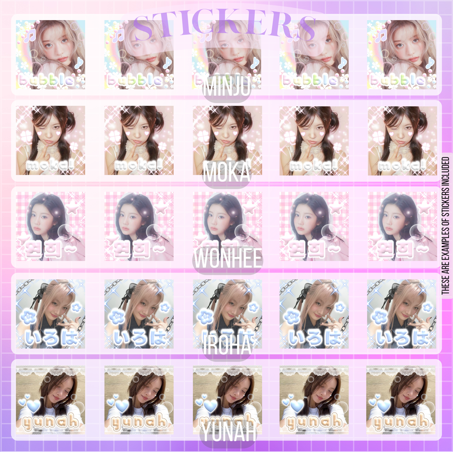 Fanmade Kpop Member Obsession Collection | Bias Packs IL01