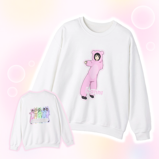 NewJeans Premium Crewneck Sweater | Pajama Party Hanni
