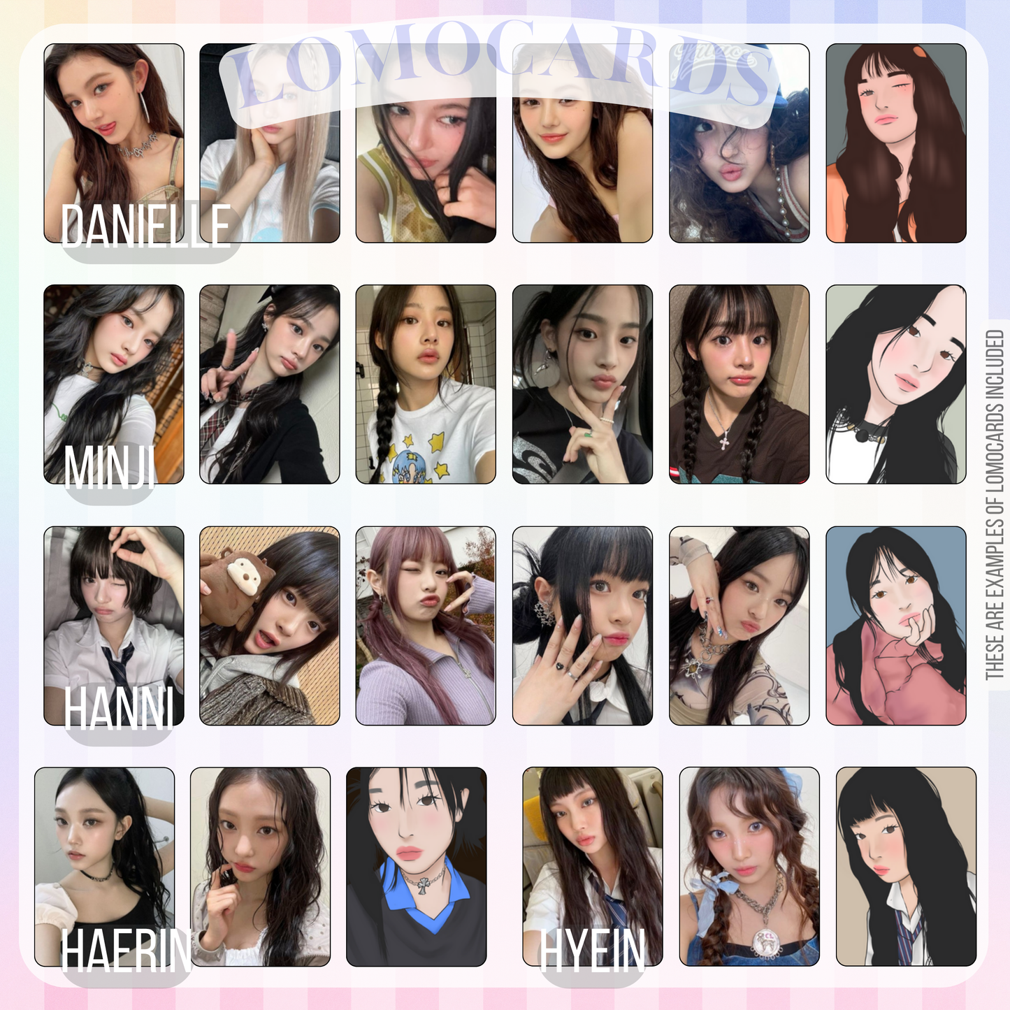 Fanmade Kpop Member Obsession Collection | Bias Packs NJ01