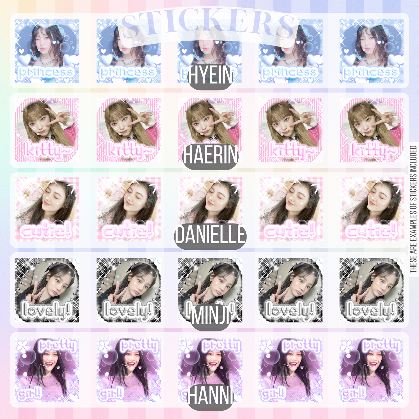 Fanmade Kpop Member Obsession Collection | Bias Packs NJ01