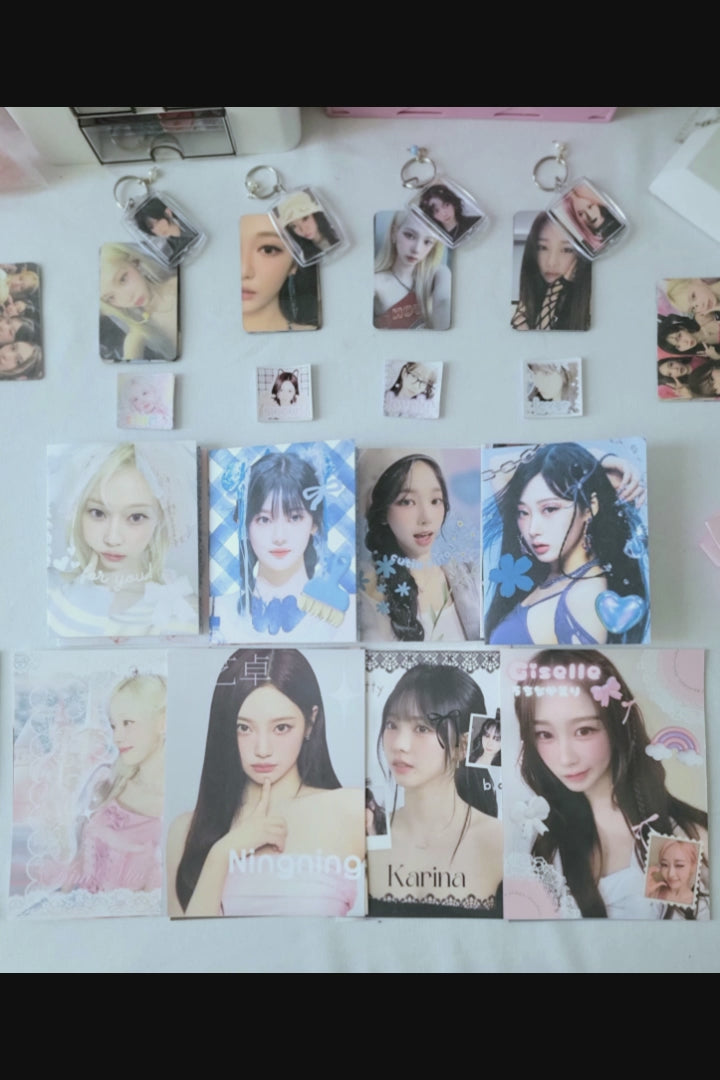 Are you a MY or simply adore Aespa? Our exclusive Aespa bundle pack is crafted with high-quality items dedicated to all members of the group. Includes photocards, lomocards, stickers, hand-drawn art, and more! Choose your size.