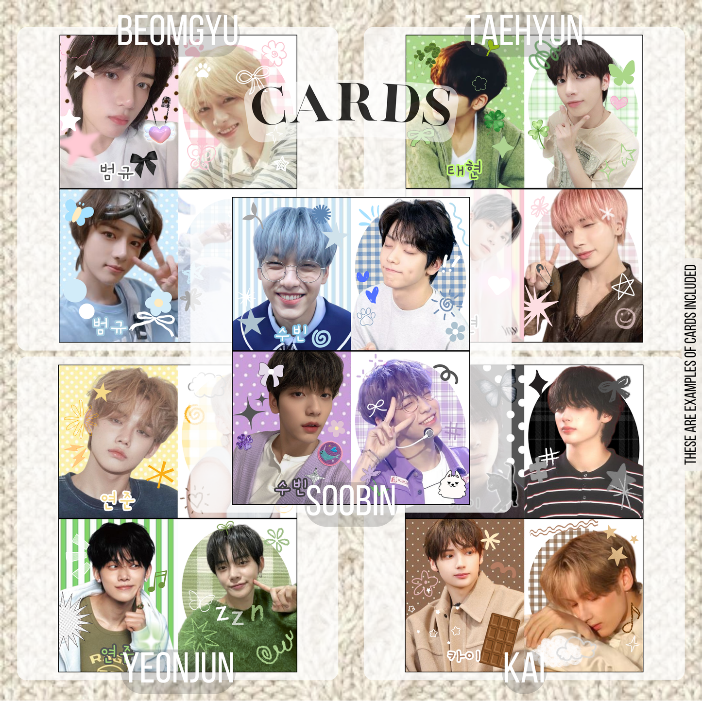 Fanmade Kpop Member Obsession Collection | Bias Packs TX01