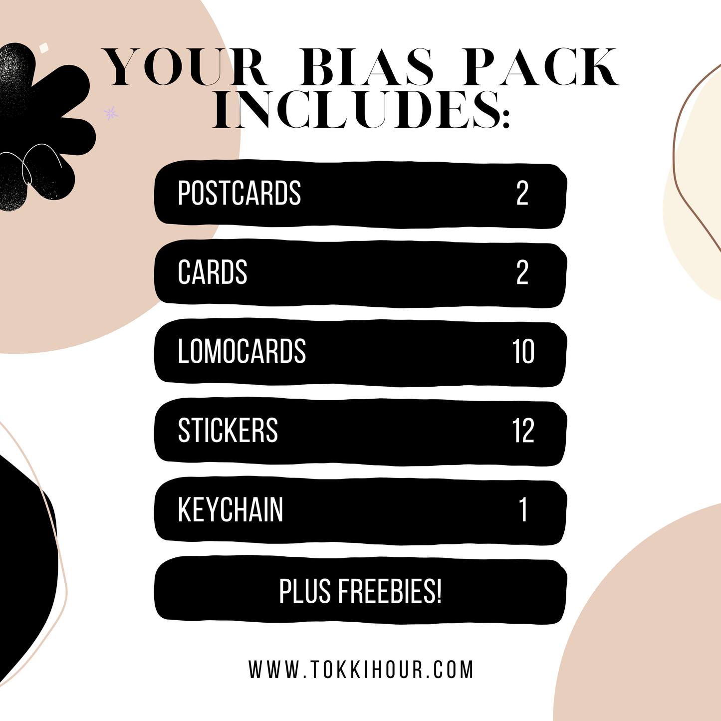 Fanmade Kpop Member Obsession Collection | Bias Packs TX01